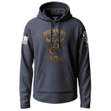 Midnight Hammer Snake - American Flag Lightweight Hoodie