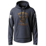 Midnight Hammer Snake - American Flag Lightweight Hoodie
