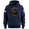 Midnight Hammer Snake - American Flag Hoodie