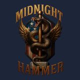Midnight Hammer Snake - American Flag Hoodie