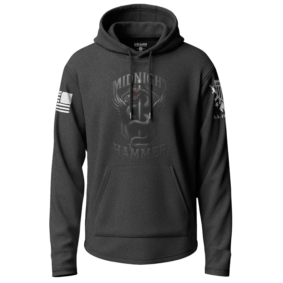 Midnight Hammer Snake - Metal Lightweight Hoodie