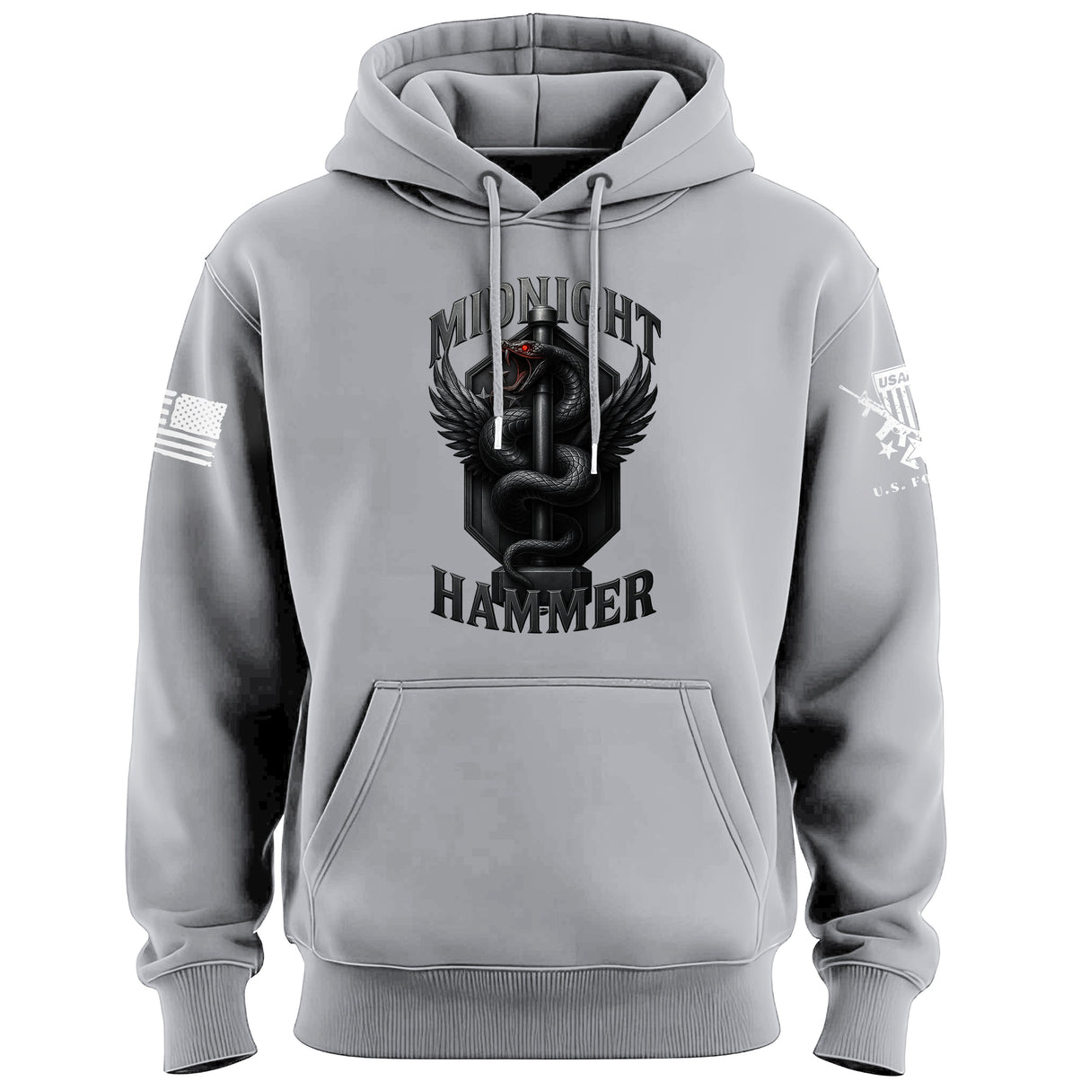 Midnight Hammer Snake - Metal Hoodie
