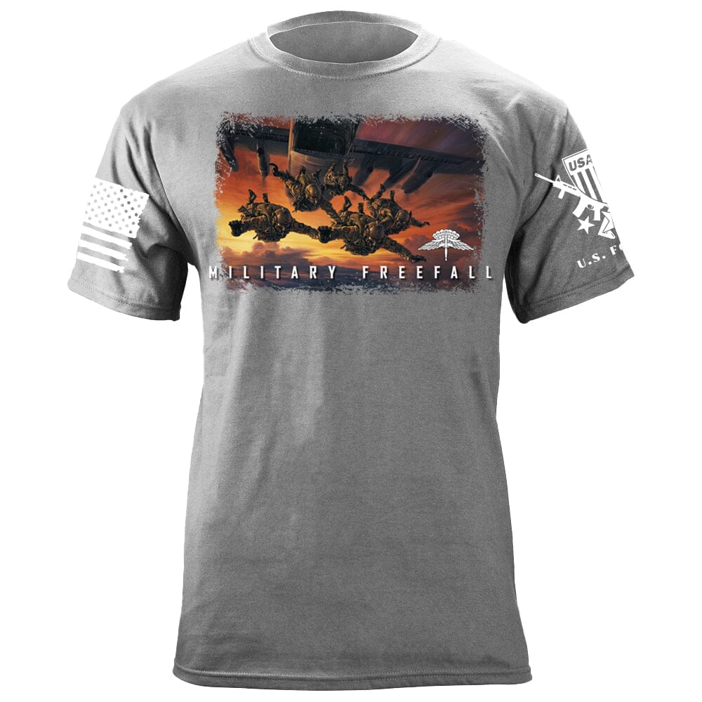Military Freefall T-Shirt Shirts 88134-S-HG