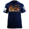 Military Freefall T-Shirt Shirts 88134-S-NAVY