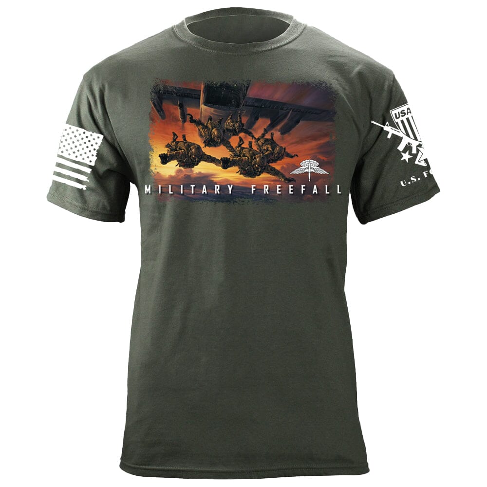 Military Freefall T-Shirt Shirts 88134-S-MG