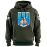 Military Wives Shield Hoodie Hoodies 100161-S-MG