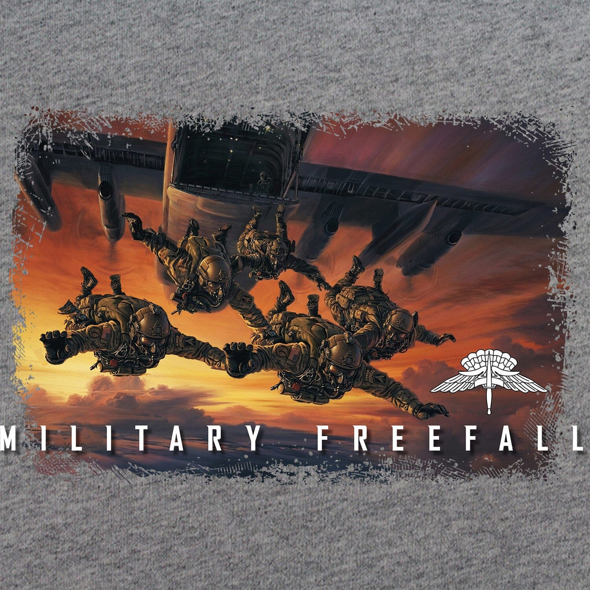 Military Freefall T-Shirt Shirts 