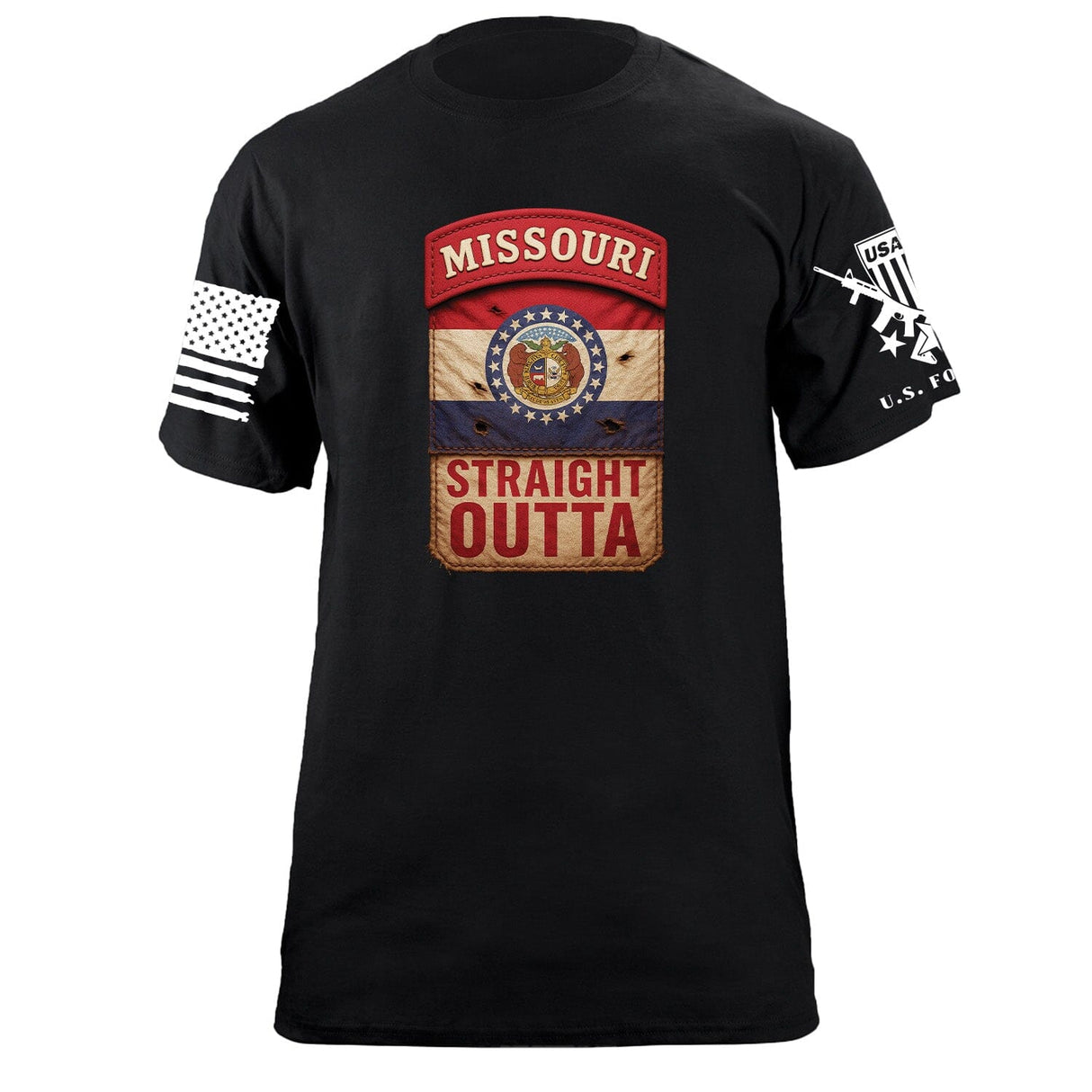 State Tab Shirt: Missouri Shirts 86409-S-BK
