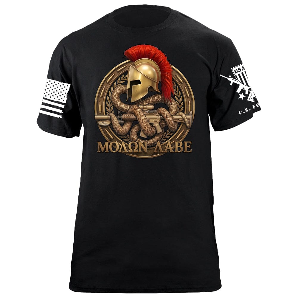 Molon Labe Spartan T-Shirt Shirts 88136-S-BK