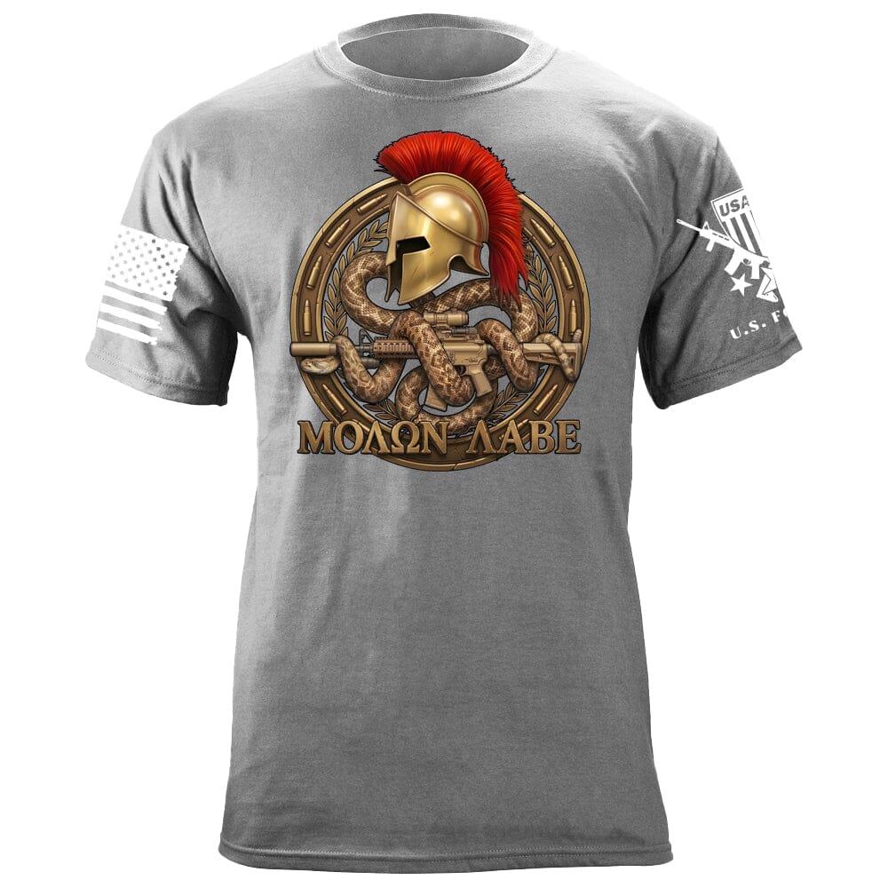 Molon Labe Spartan T-Shirt Shirts 88136-S-HG