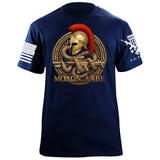 Molon Labe Spartan T-Shirt Shirts 88136-S-NAVY