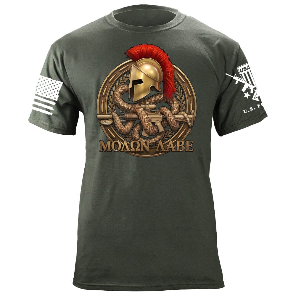 Molon Labe Spartan T-Shirt Shirts 88136-S-MG