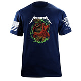 Monstra T-Shirt Shirts 87438-S-NAVY