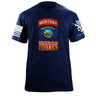 State Tab Shirt: Montana Shirts 86410-S-NAVY