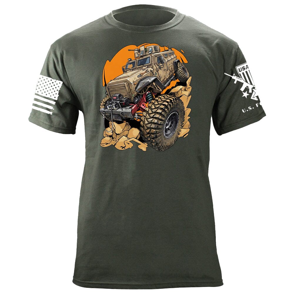 MRAP Monster Truck T-Shirt Shirts 88043-S-MG