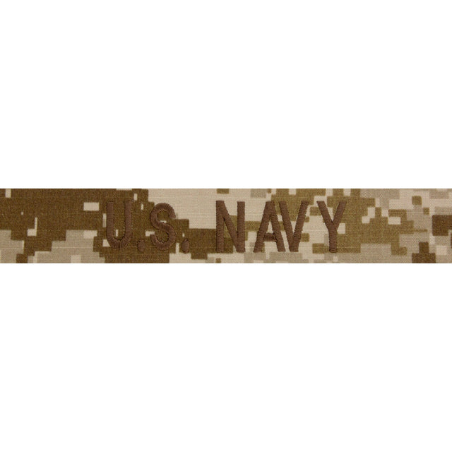 US Navy NWU II Branch Tape Embroidered Name / Branch Tapes 