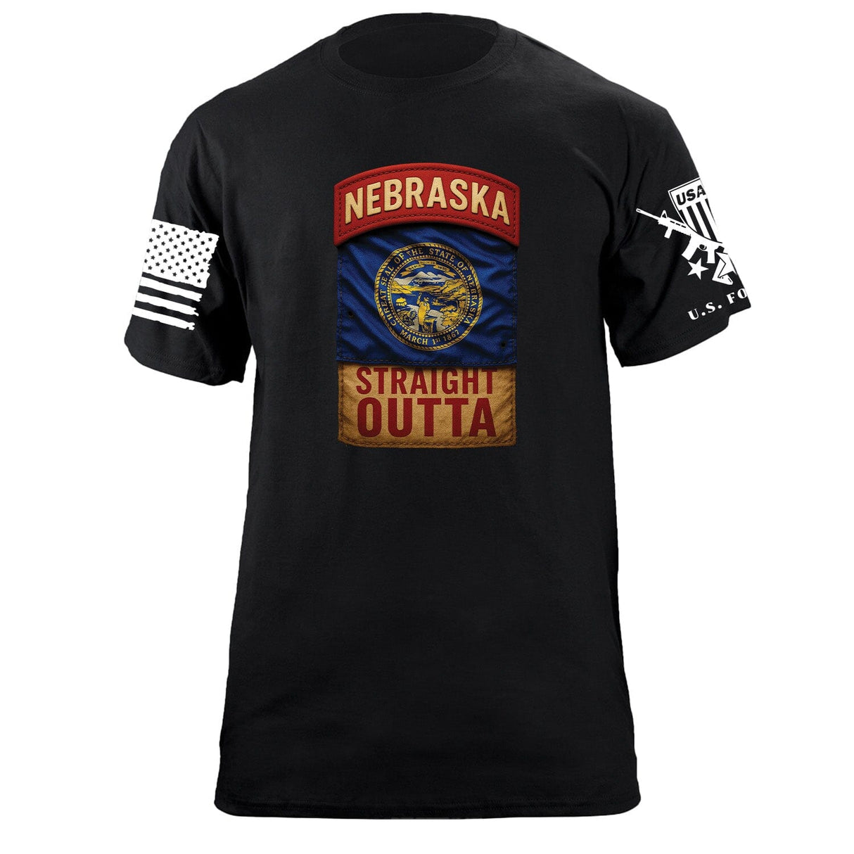 State Tab Shirt: Nebraska Shirts 86411-S-BK