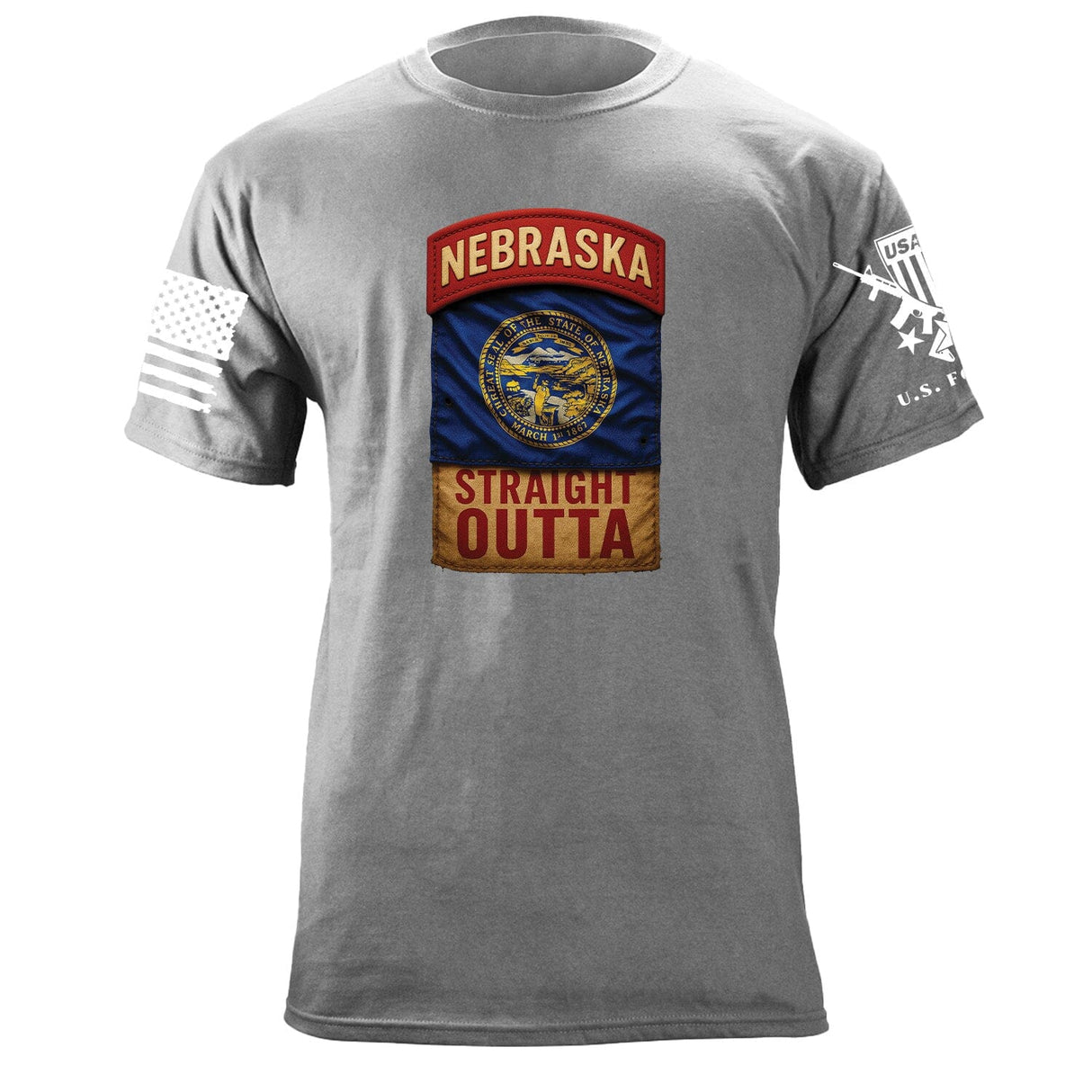 State Tab Shirt: Nebraska Shirts 86411-S-HG