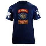 State Tab Shirt: Nebraska Shirts 86411-S-NAVY