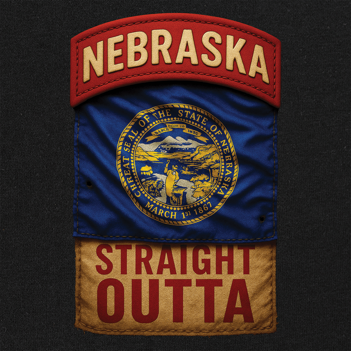 State Tab Shirt: Nebraska Shirts 