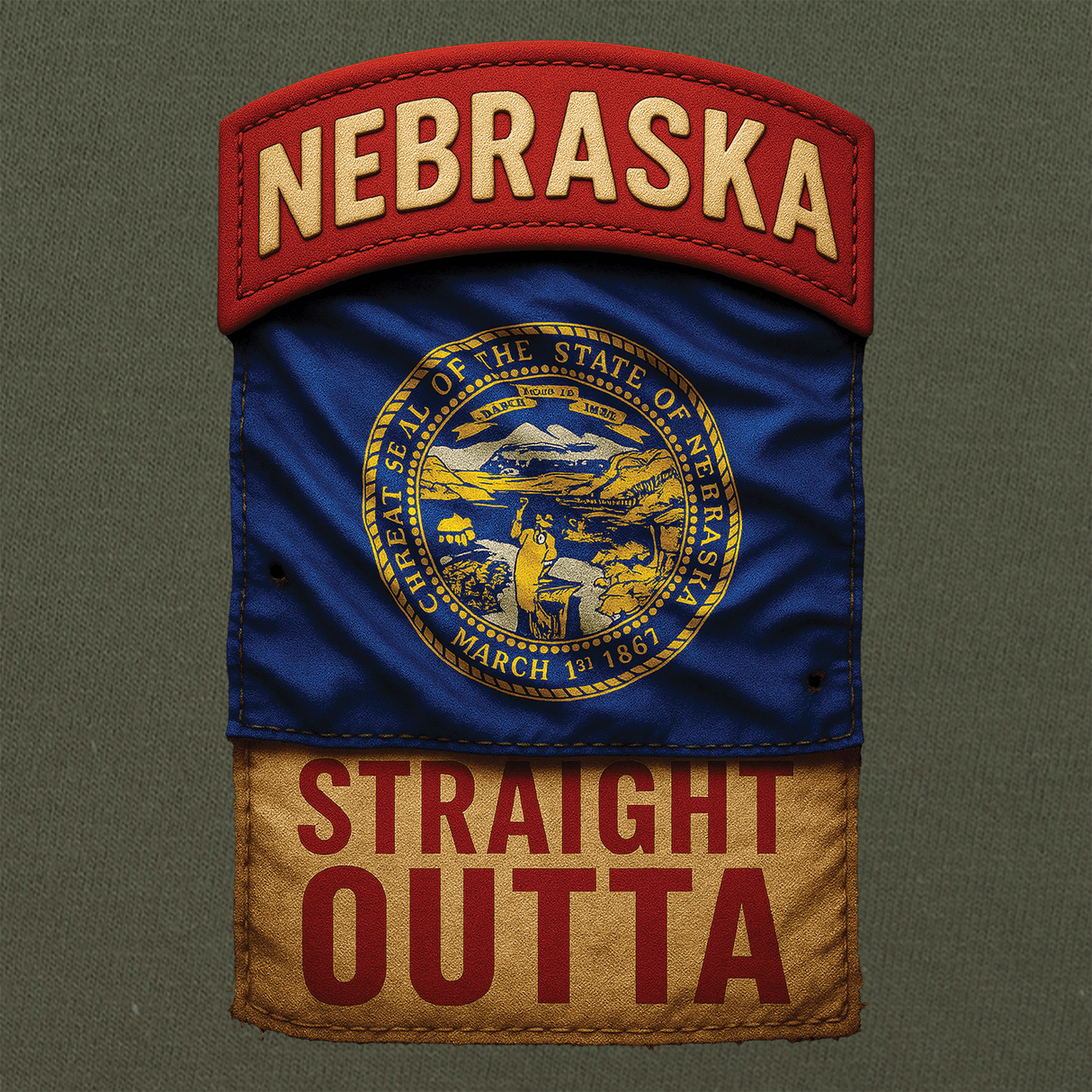 State Tab Shirt: Nebraska Shirts 