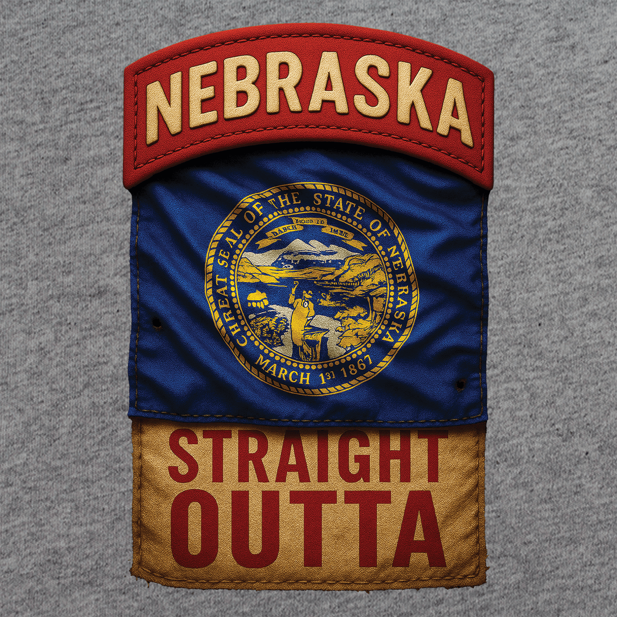 State Tab Shirt: Nebraska Shirts 