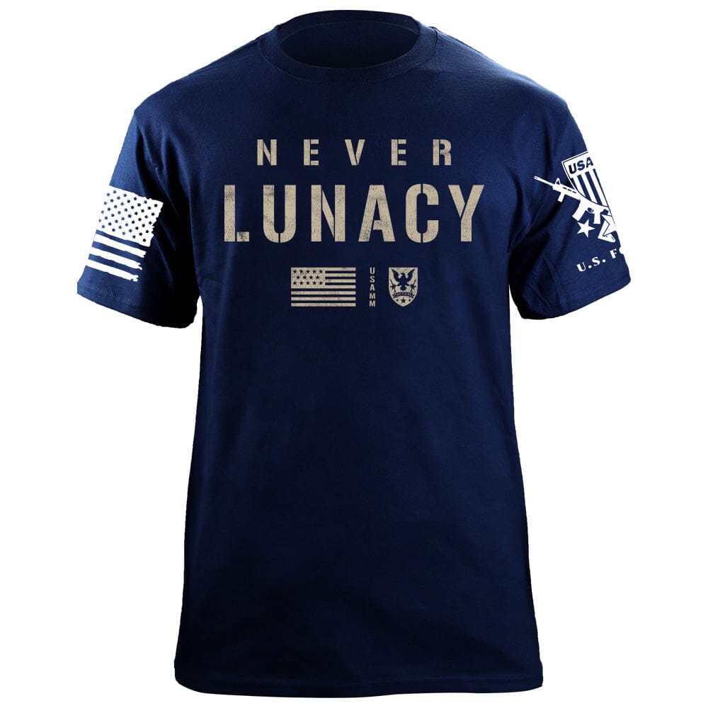 Never Lunacy T-Shirt Shirts 87337-S-NAVY