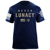 Never Lunacy T-Shirt Shirts 87337-S-NAVY