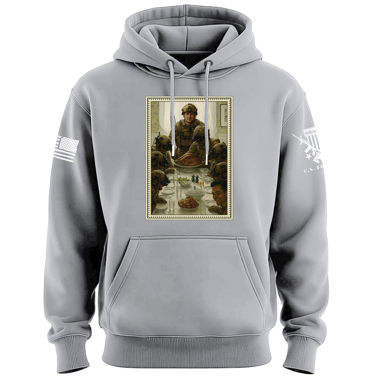 Norman Rockwell Thanksgiving Hoodie