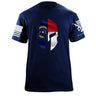 North Carolina Spartan T-Shirt Shirts 87996-S-NAVY