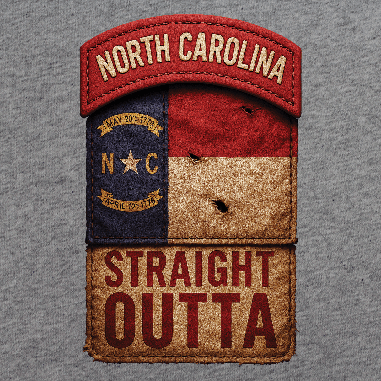 State Tab Shirt: North Carolina Shirts 