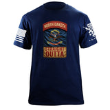 State Tab Shirt: North Dakota Shirts 86414-S-NAVY