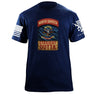 State Tab Shirt: North Dakota Shirts 86414-S-NAVY