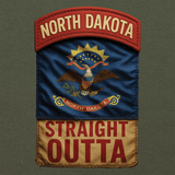 State Tab Shirt: North Dakota Shirts 