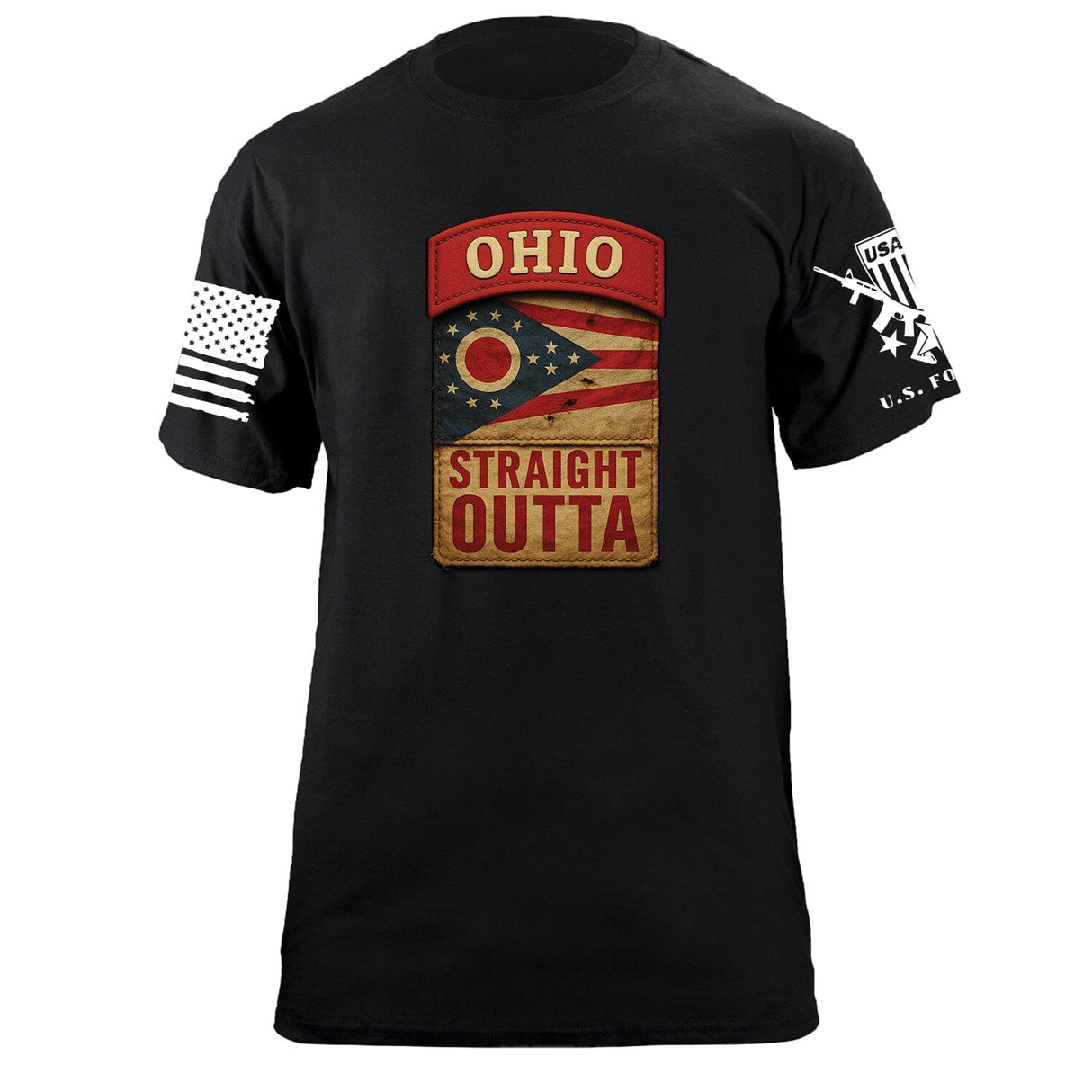 State Tab Shirt: Ohio Shirts 86415-S-BK