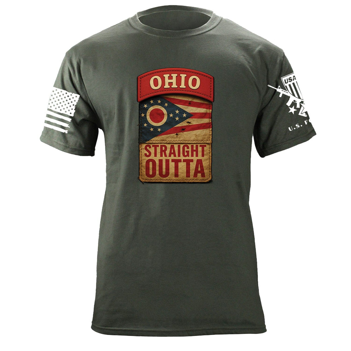 State Tab Shirt: Ohio Shirts 86415-S-MG