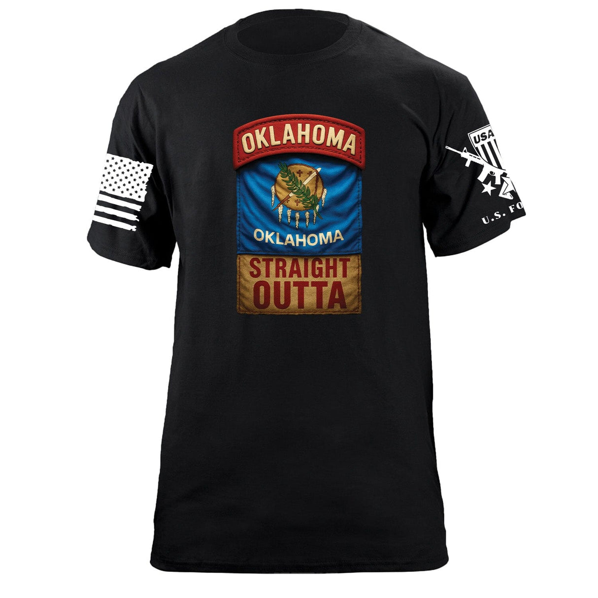 State Tab Shirt: Oklahoma Shirts 86416-S-BK
