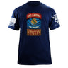 State Tab Shirt: Oklahoma Shirts 86416-S-NAVY
