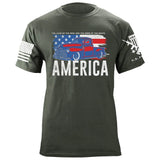 Old Truck America T-Shirt Shirts 87030-S-MG