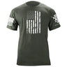One Color US Flag Distress T-shirt Shirts 87050-S-MG