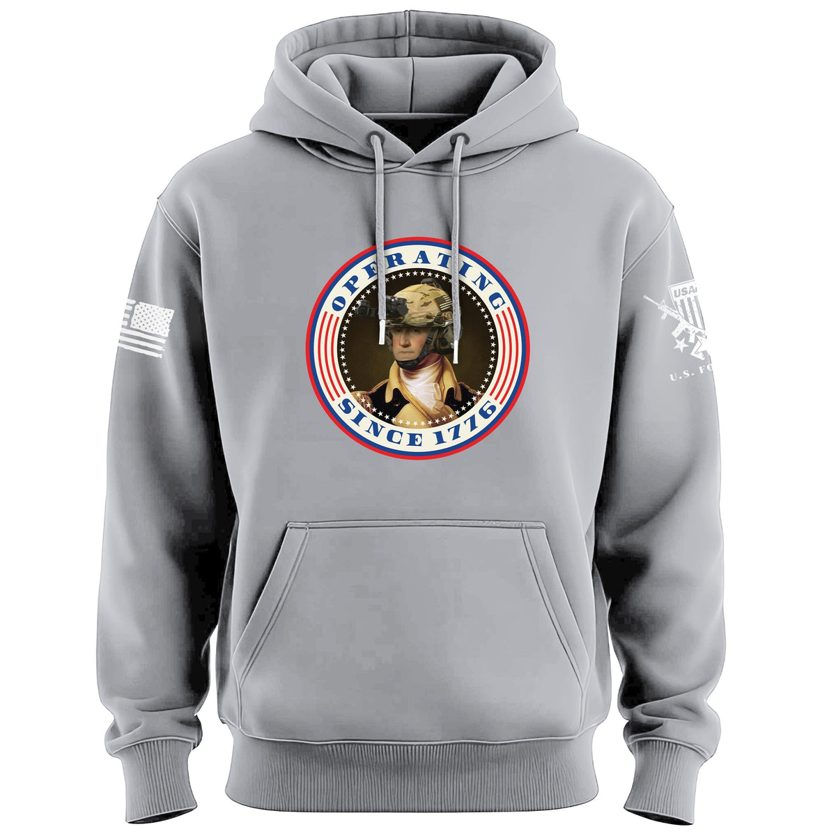 Operating Since 1776 GW Patriotic Colors Hoodie Hoodies 