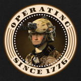 Operating Since 1776 George Washington Sepia Hoodie