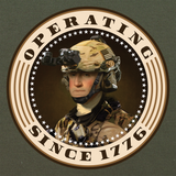 Operating Since 1776 George Washington Sepia Hoodie