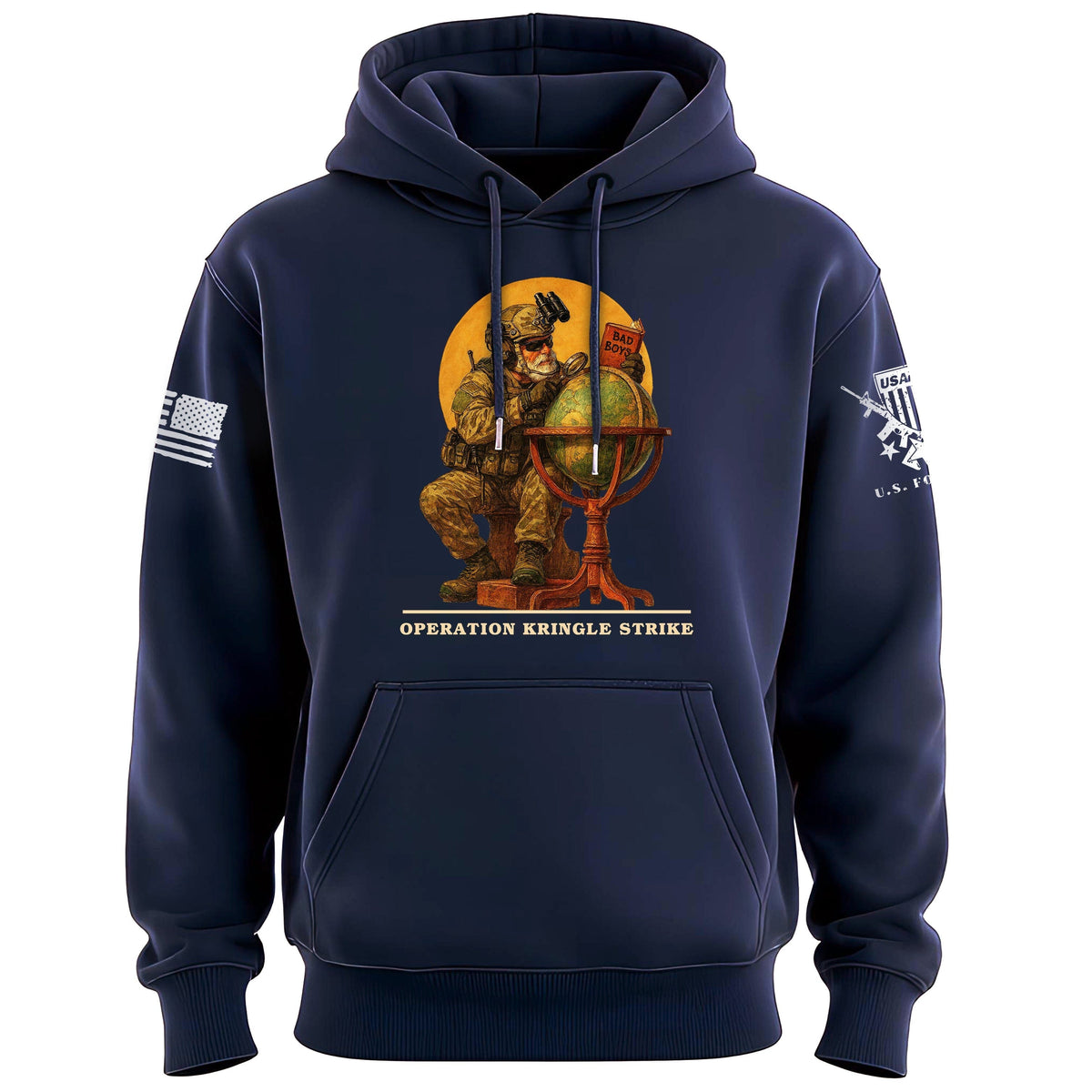 Operation Kringle Strike Hoodie Hoodies 100177-S-NAVY