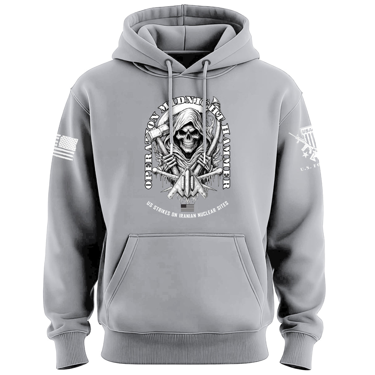 Operation Midnight Hammer B&W Hoodie
