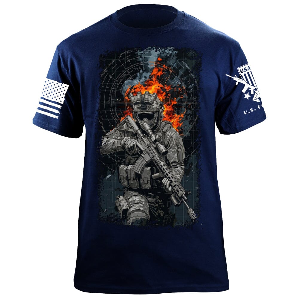 Operator Radar T-Shirt Shirts 88137-S-NAVY