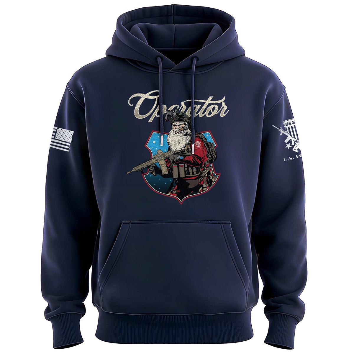 Operator Santa Hoodie Hoodies 100186-S-NAVY