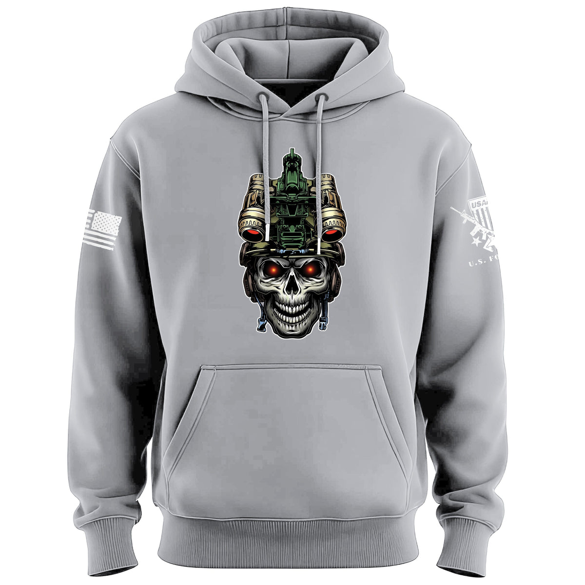 Operator Skull Fullcolor Ink Hoodie Hoodies 100189-S-HG