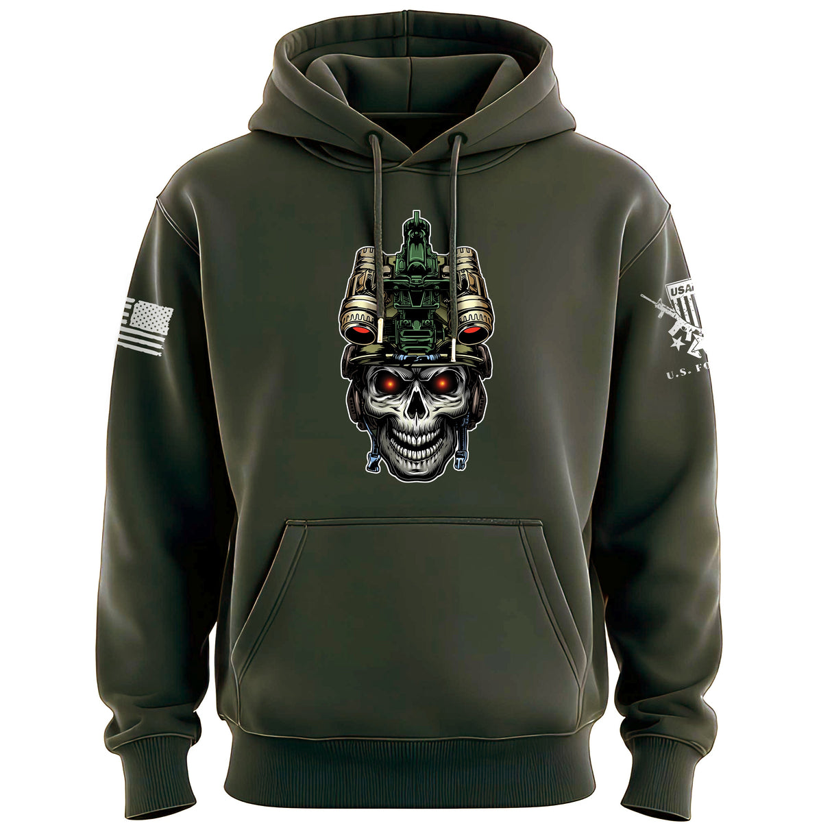Operator Skull Fullcolor Ink Hoodie