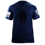 Operator Skull Black Ink T-shirt Shirts 87217-S-NAVY
